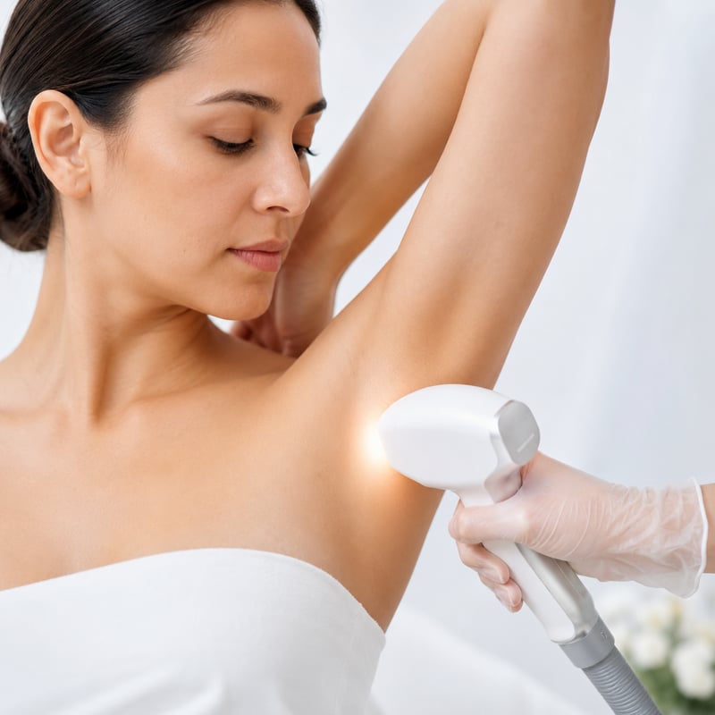 epilation aisselles rabat