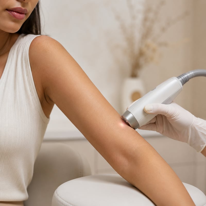 epilation bras rabat